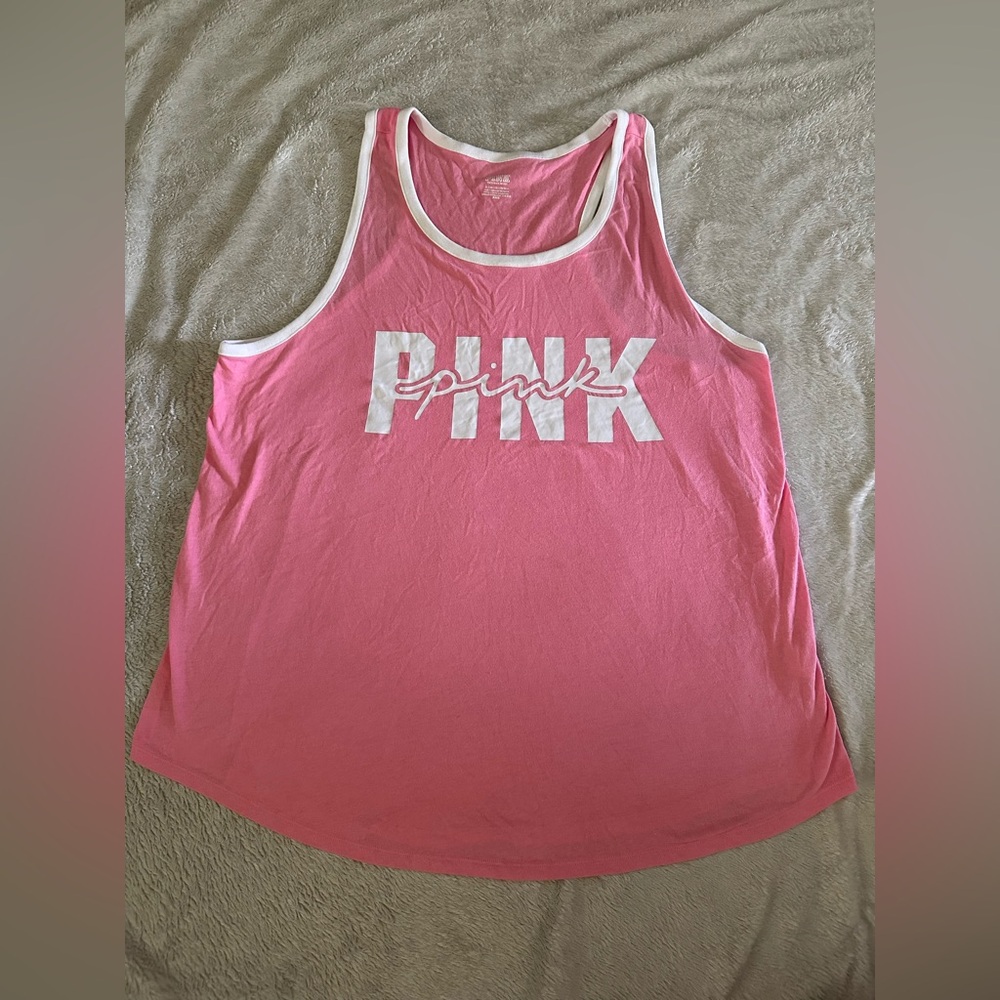 NWT PINK Victoria’s Secret Racerback Everyday Tank Top